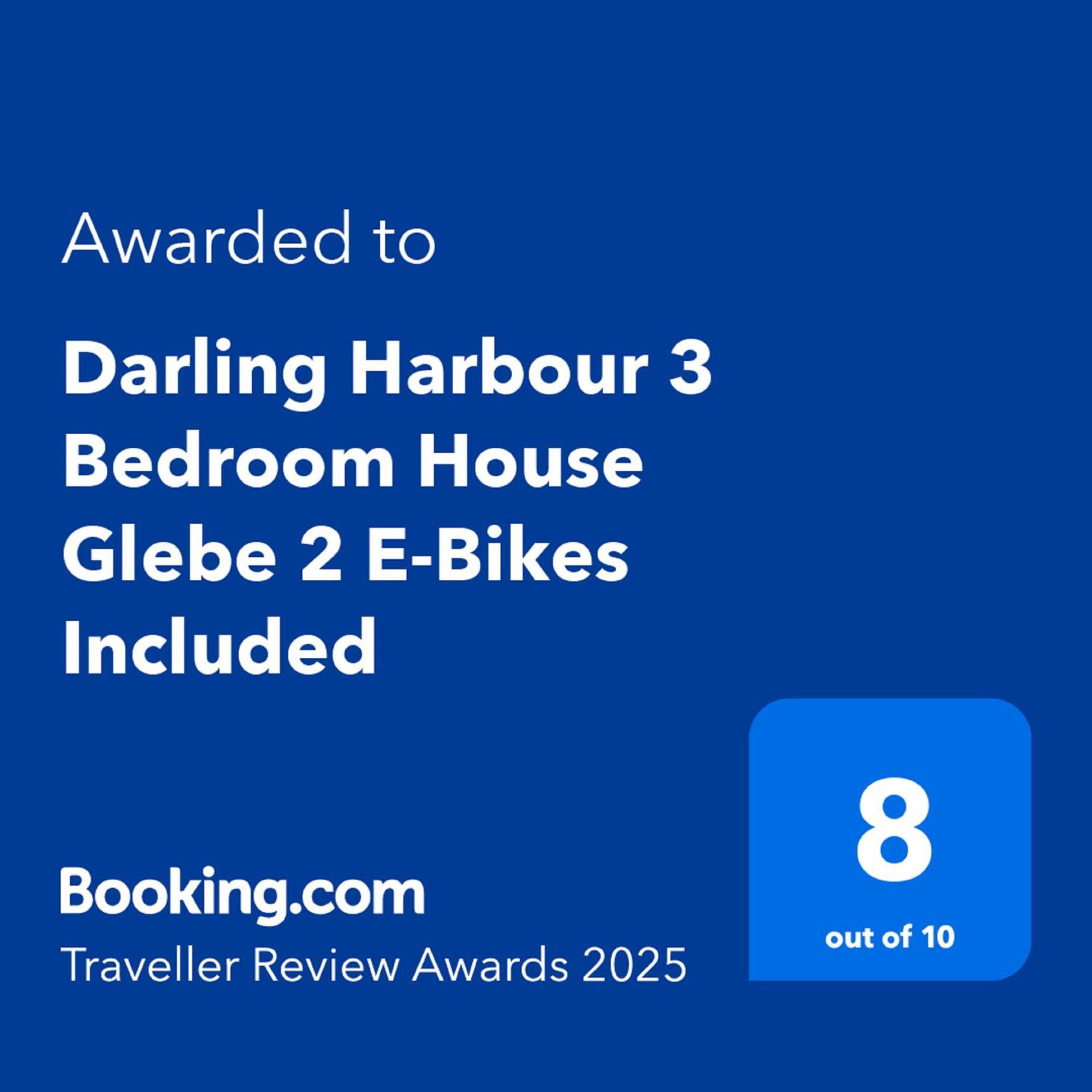 Darling Harbour 3 Bedroom House Glebe 2 E-Bikes Included Sydney Exterior photo